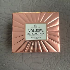 Brand new Voluspa sparkling rose candle